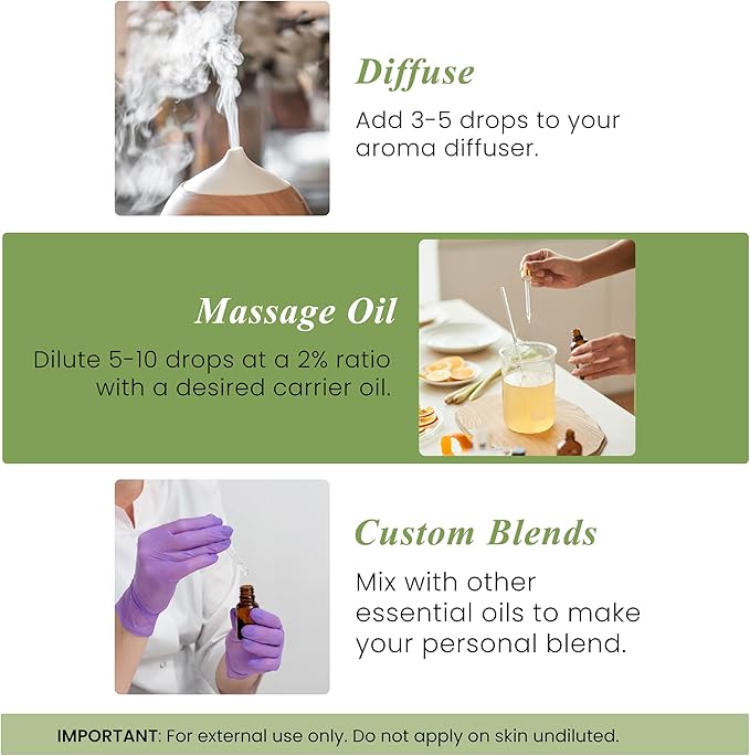 Handcraft Blends Palmarosa Essential Oil – 1 Fl Oz – 100% Pure and Natural – Premium Grade Essential Oil for Diffuser and Aromatherapy, Skin, Massage, Candle and Soap Making Fragrance - Bloomnest