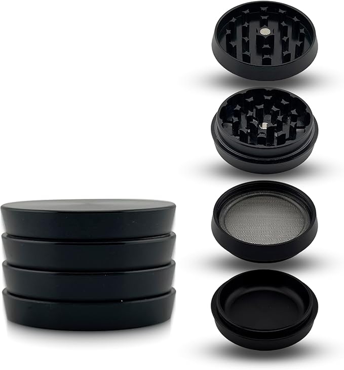 Session Goods 2.5” Herb Grinder - Black - Bloomnest