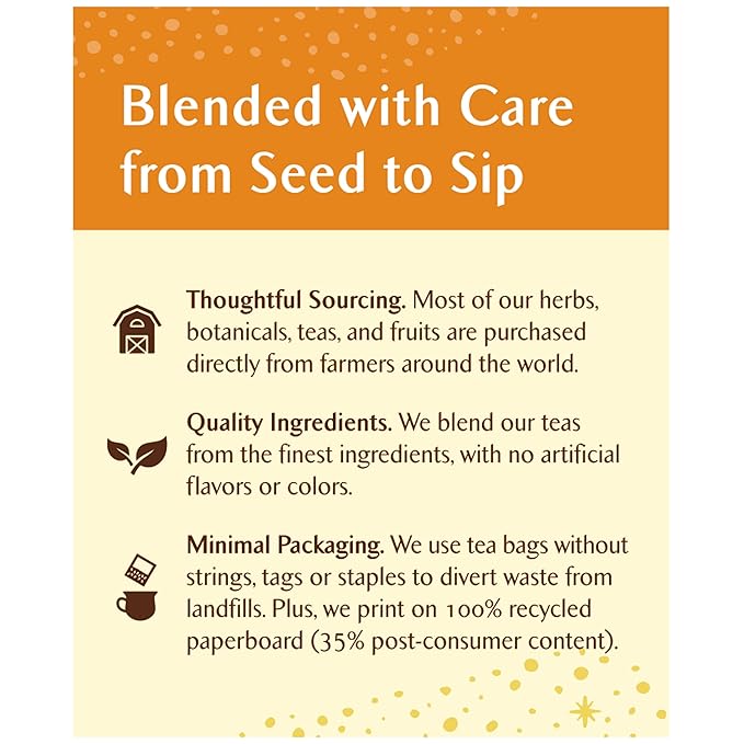 Celestial Seasonings Herbal Tea, Vermont Maple Ginger, Caffeine Free, 20 Count (Pack of 6) - Bloomnest