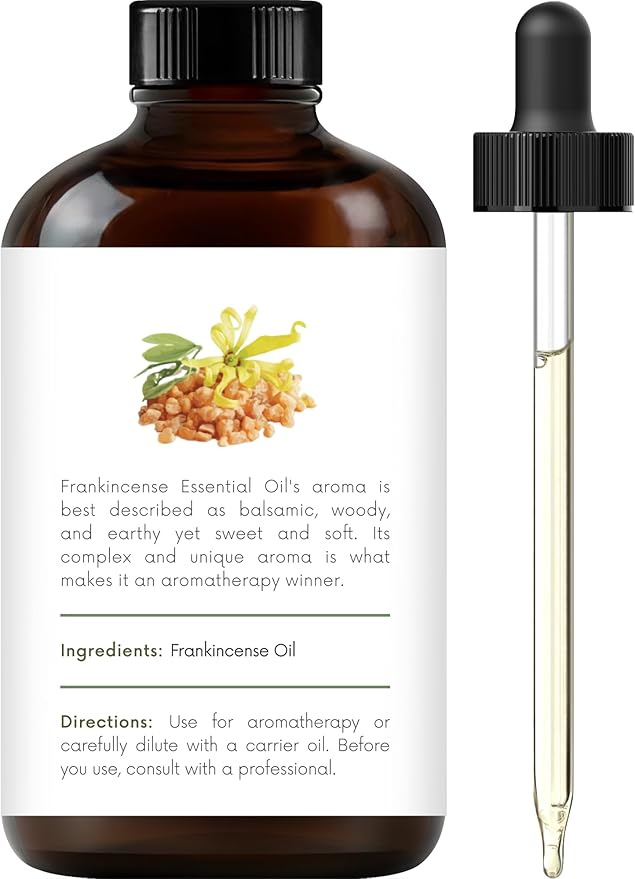 Handcraft Blends Frankincense Essential Oil – Huge 4 Fl Oz – 100% Pure and Natural – Premium Grade Essential Oil for Diffuser and Aromatherapy, Skin, Massage, Candle and Soap Making Fragrance - Bloomnest