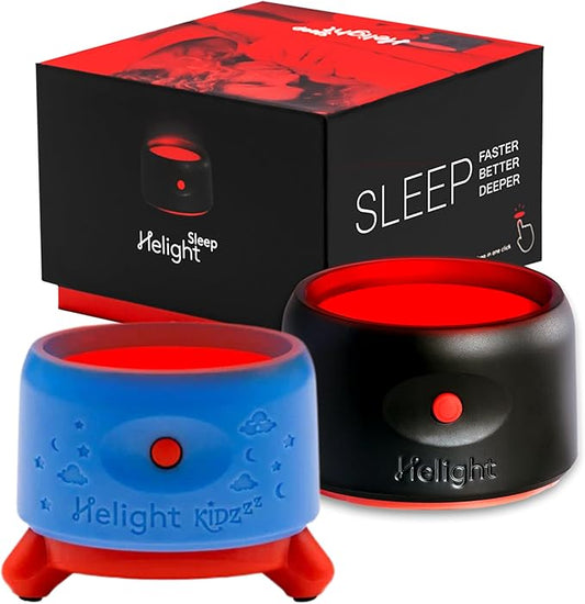 Helight Red Light Therapy Sleep Device Family Bundle – 630nm Pure Red Light Lamp Sleep Aid to Support Deep Relaxation – Rest Lamp Backed by Science for Adults & Kids Bedrooms - Pack of 2 - Bloomnest