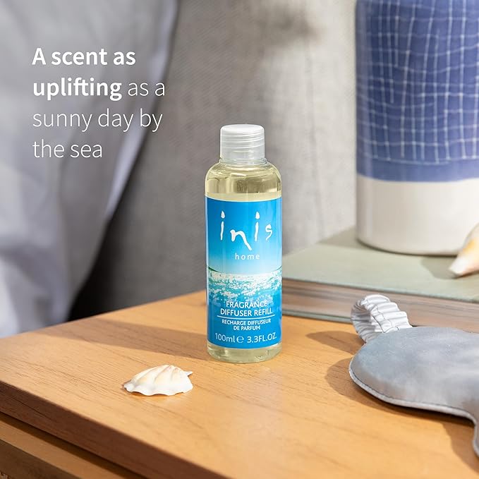 Inis the Energy of the Sea Reed Diffuser Oil Refill - Ocean Fresh Fragrance for Home - 3.3 Fluid Ounce - Bloomnest