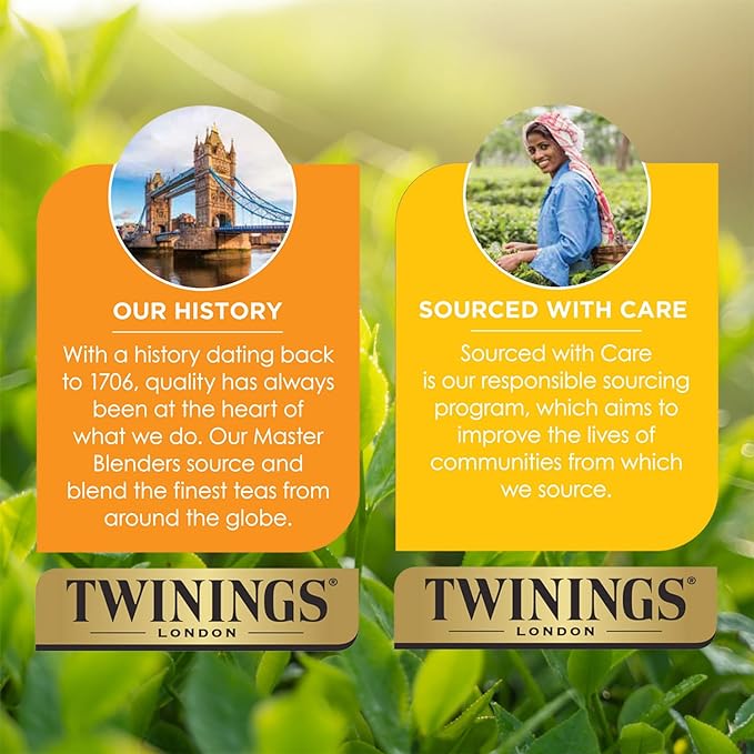 Twinings of London Honeybush, Mandarin, and Orange Herbal Tea Bags, 20 Count - Bloomnest