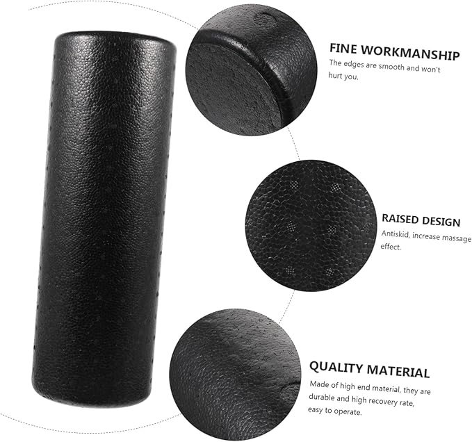 High-Density Expanded Polypropylene Yoga Massage Roller for Muscle and Postural Alignment Solid Foam for Fitness Balance and Spinal Stabilization - Bloomnest