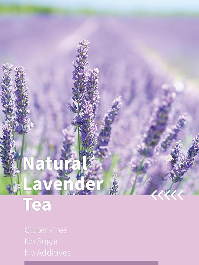 HYNTMYT Lavender Tea, Food Grade Lavender Herbal Tea, Natural Dried Lavender Buds for Tea, Baking, Lemonade, Fresh Aroma, 115g - Bloomnest