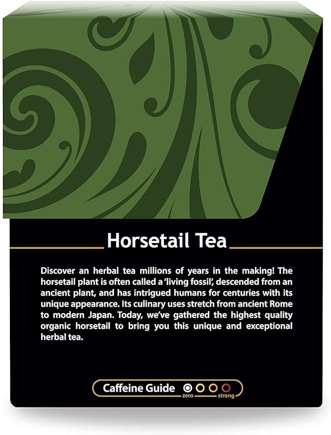 Buddha Teas - Horsetail - Organic Herbal Tea - For Cognitive Balance & Overall Health - With Antioxidants, B Vitamins & Silica - Caffeine Free - 100% Kosher & Non-GMO - 18 Tea Bags (Pack of 1) - Bloomnest