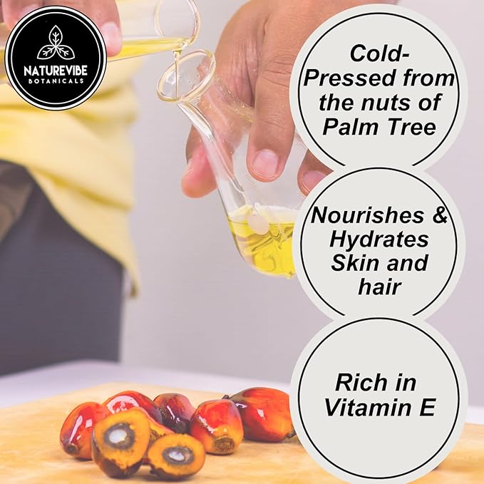 Naturevibe Botanicals Batana Oil 32 Ounces | 100% Pure and Natural | Great for Skin Care and Hair Care - Bloomnest