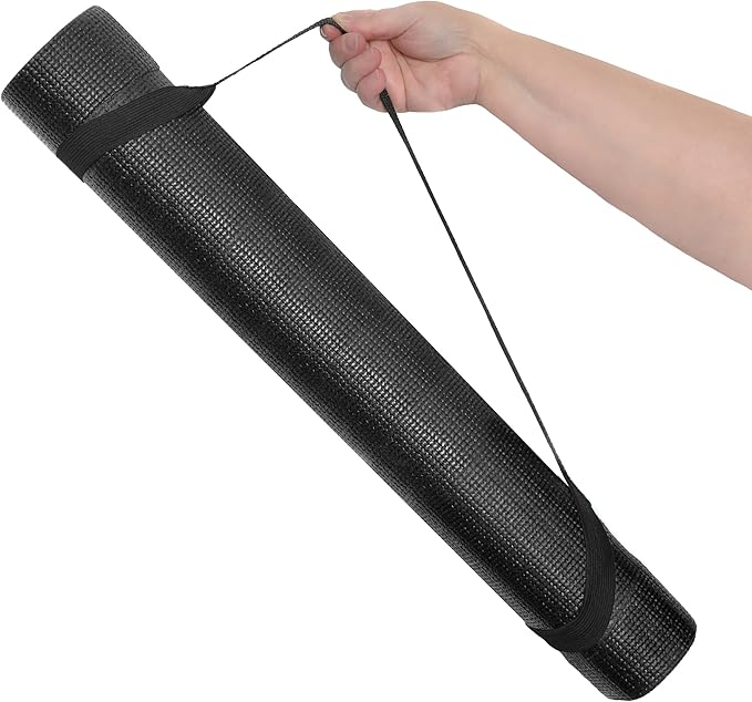 10-Pack Classic Yoga Mat With Carrying Strap, 68" x 24" Non Slip Exercise Mat, 4mm Thick Fitness Mat, Anti-Tear, Bulk Yoga Mats for Home Workout, Gym, School, or Studio - Bloomnest