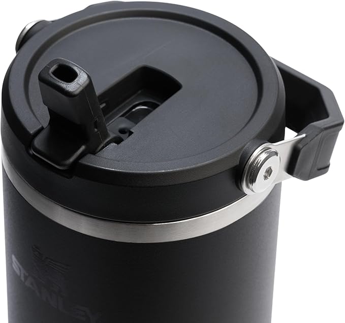STANLEY IceFlow 2.0 Flip Straw Tumbler with Handle 40 oz | Twist On Lid and Flip Up Straw | Leak Resistant Water Bottle | Insulated Stainless Steel | BPA-Free | Black 2.0 - Bloomnest
