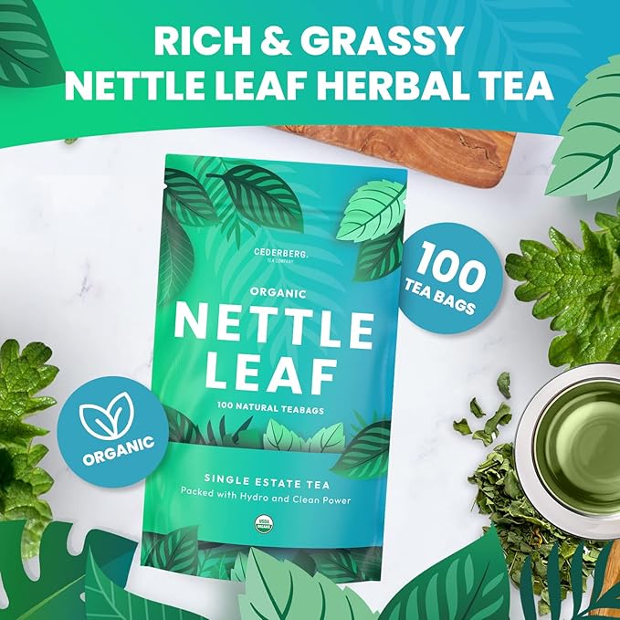 Organic Nettle Leaf Tea | Eco-Friendly Tea Bags | Non-GMO Caffeine Free Tea With Zero Sugar | Cederberg Tea Company. - Bloomnest