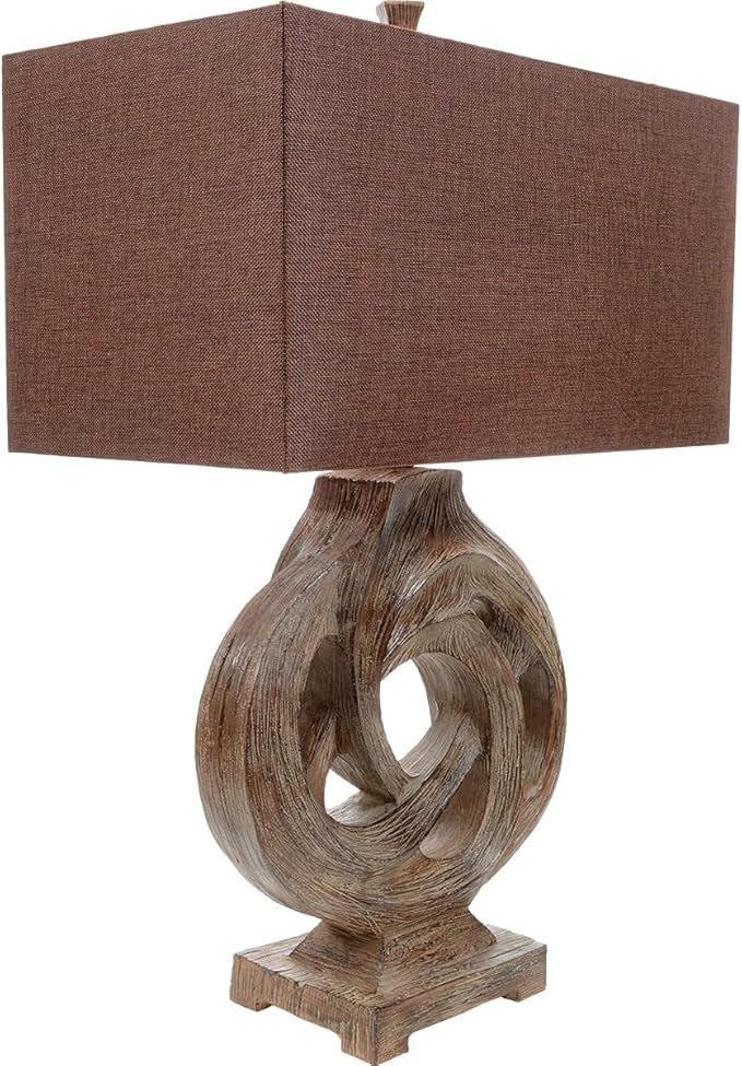 BLACK FOREST DECOR - Infinity Branch Table Lamp for Cabin, Living Room, Nightstand, Desk - Vintage Rustic Home Décor - 31" x 21" x 11" - Bloomnest