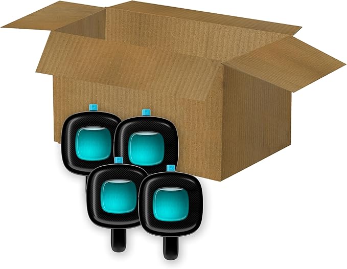 Unstopables Car Odor-Fighting Car Freshener Vent Clip Fresh Scent, .07 oz. Car Vent Clip, Pack of 4 - Bloomnest