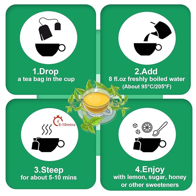 TEARELAE - Nettle Leaf Tea - 1.5g x 50 Counts - Premium Stinging Nettle Tea Bags - Non-GMO - Caffeine-Free - Bloomnest