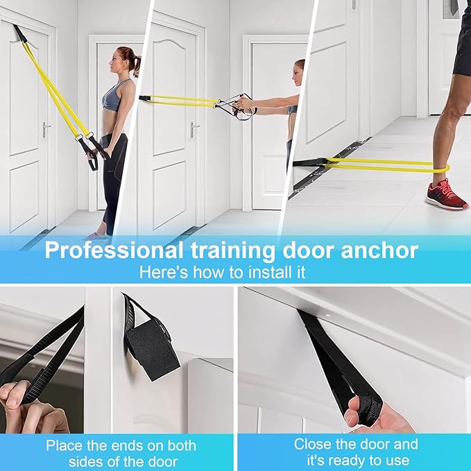 Resistance Bands,Workout Bands, Eexercise Bands,Resistance Bands for Working Out,Pull-Up Assist Bands 5-Piece,for Men Women Fitness, Muscle Training and Physical Therapy