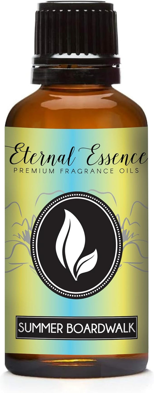 Eternal Essence Oils Summer Boardwalk 30ml Premium Fragrance Oil - for Candle, Soap Making, Aromatherapy, Diffusers, Home Care, & Humidifiers EternalEssenceOils