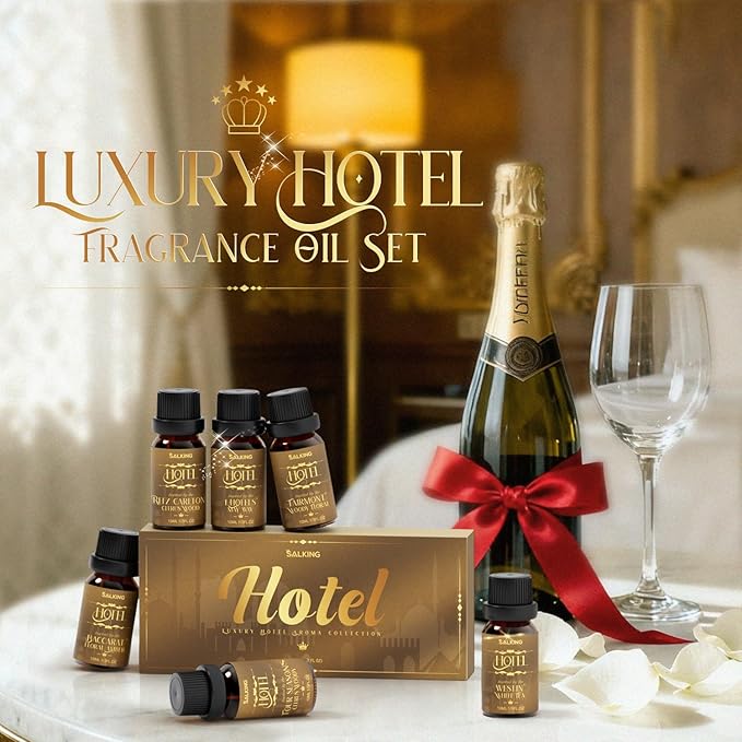 SALKING Hotel Diffuser Oil, Luxury Hotel Fragrance Oil Gift Set, Premium Essential Oil for Diffuser Inspired by The Most Popular 5-Star Scents, Holiday Gifts - Bloomnest
