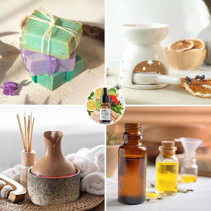 My Way Diffuser Oil Waterless Hotel Essential Oils for Diffusers for Home Inspired by The 1 Hotel Miami Scent - Premium Hotel Collection Diffuser Oil - 10 ml, 0.34 fl oz - Bloomnest