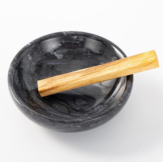 Incense Holder, Natural Marble Incense Holder for Sticks with 9 Holes, Handmade Incense Stick Burner Ideal for Smudging, Incense Burning, Decoration - Bloomnest