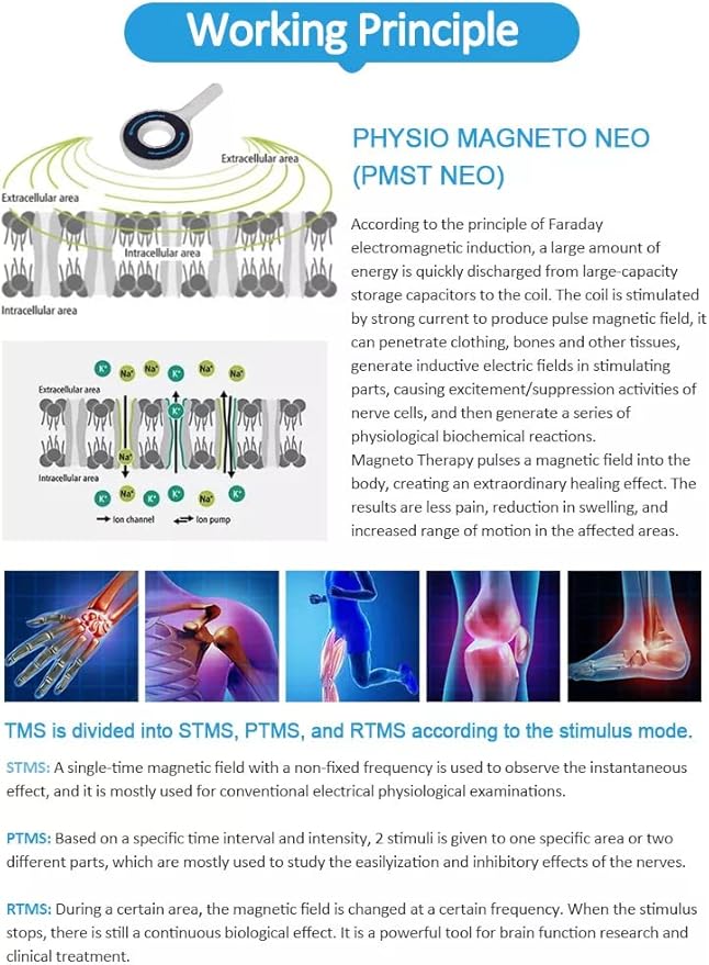 Magnetic Therapy Device Physical Therapy Equipment Pain Relief electromagnetic Magnetic Super Transduction Device GDNG