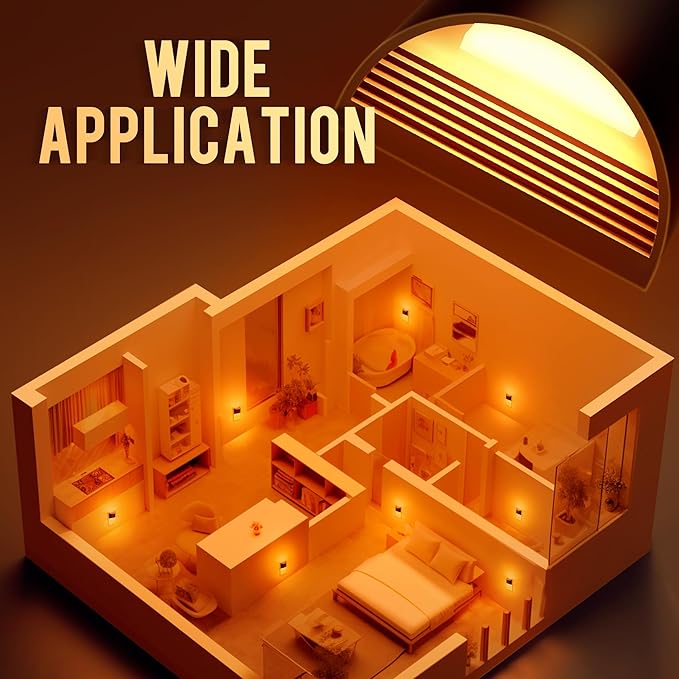 DORESshop LED Night Light[2 Pack], Night Lights Plug into Wall, 3 Level Brightness Adjustable Plug in Night Light, Dusk to Dawn Sensor, Nightlights for Adults, Bedroom, Bathroom, Hallway, Amber - Bloomnest