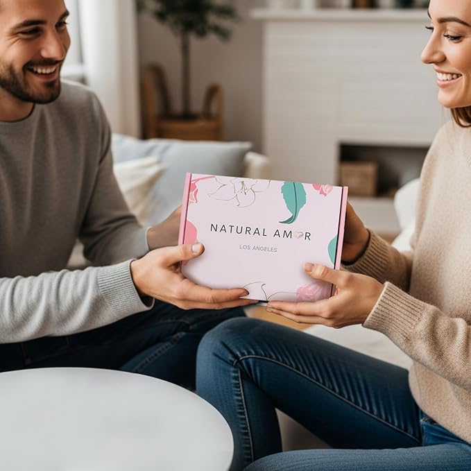 Natural Amor Lavender Spa Gifts for Women,7pcs Self Care Box Including Soap Bar, Candle, Bath Butter - Bloomnest