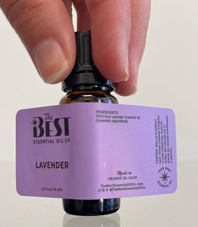 The Best Lavender Essential Oil- Premium Grade- 100% Pure & Natural for Aromatherapy, Diffuser, Spa, Massage, Air Freshener- 10 ml (.33 fl oz) - Bloomnest