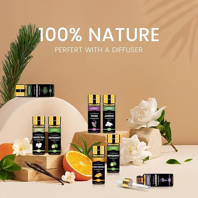 Essential Oil Set 80 Pcs - 100% Natural Essential Oils Kit-Perfect for Diffuser, Humidifier, Massage,Soap, Candle Bath Bombs Making, 80 * 5ML(0.17oz), Christmas Gift for Aromatherapy Lover - Bloomnest