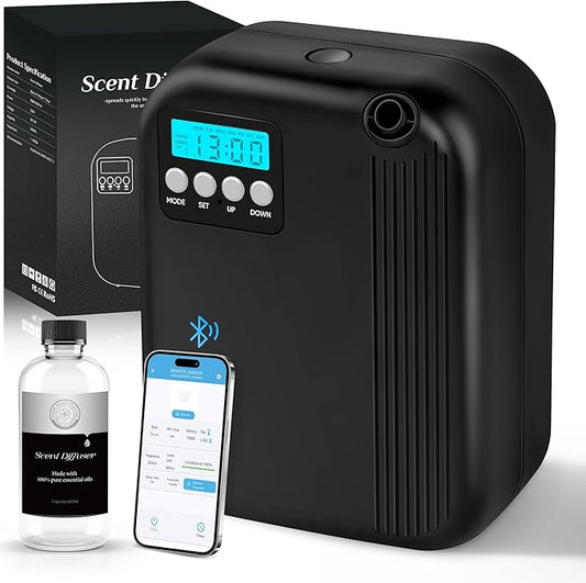 Hotel Collection Diffuser, 3000 Sq.Ft of Coverage, Scent Diffusers for Home Large Room, Office Waterless Essential Oil Diffuser - Bloomnest