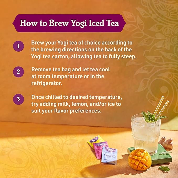 Yogi Tea Lemon Ginger Tea - 16 Tea Bags per Pack (6 Packs) - Organic Ginger Root Tea to Support Healthy Digestion - Includes Lemongrass, Lemon Flavor, Licorice Root, Lemon Peel & More - Bloomnest