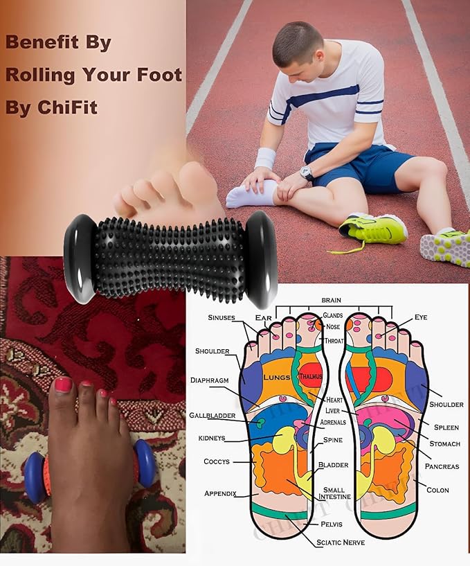 Manual Foot Massager Foot Roller Foot Reflexology Therapy Reach The Spleen and Relax The Nerves - Bloomnest