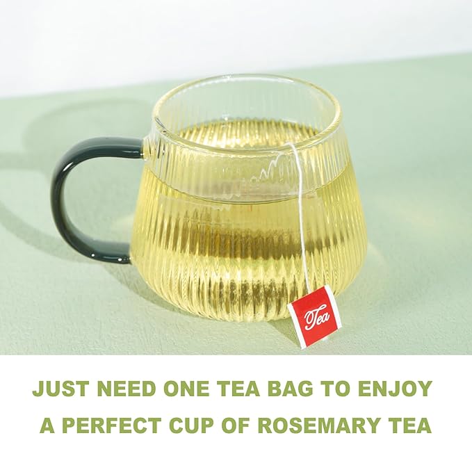 TEARELAE - Rosemary Tea - 1.5g x 50 Count - 100% Pure Rosemary Leaves Tea Bag - Country of Origin Egypt - Aid Digestion & Support Respiratory Health - Bloomnest