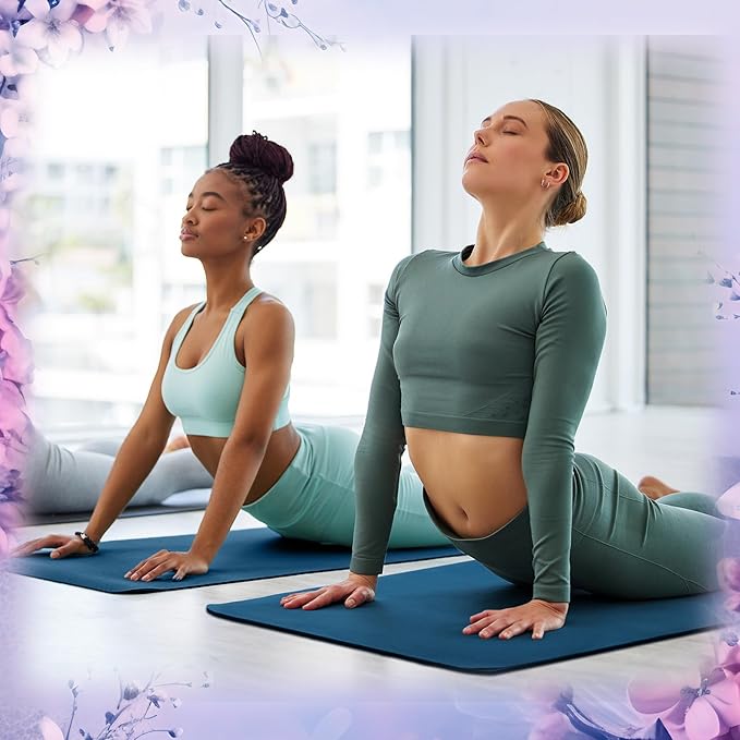 Timgle 6 Pcs 10mm Thick Yoga Mat Bulk, 68 x 24 Inches, Anti-Slip Tear-Resistant Exercise Mat for Adult Fitness, Stretching, Workout and Studio - Bloomnest