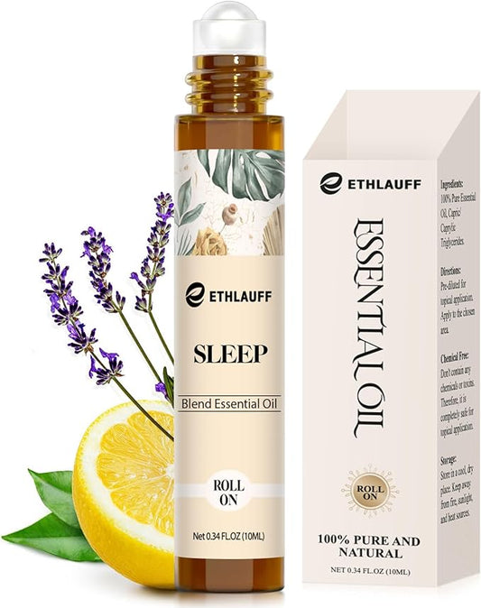 Sleep Essential Oil Roll on - 100% Pure Natural Aromatherapy Relax Oil for Women - Bloomnest
