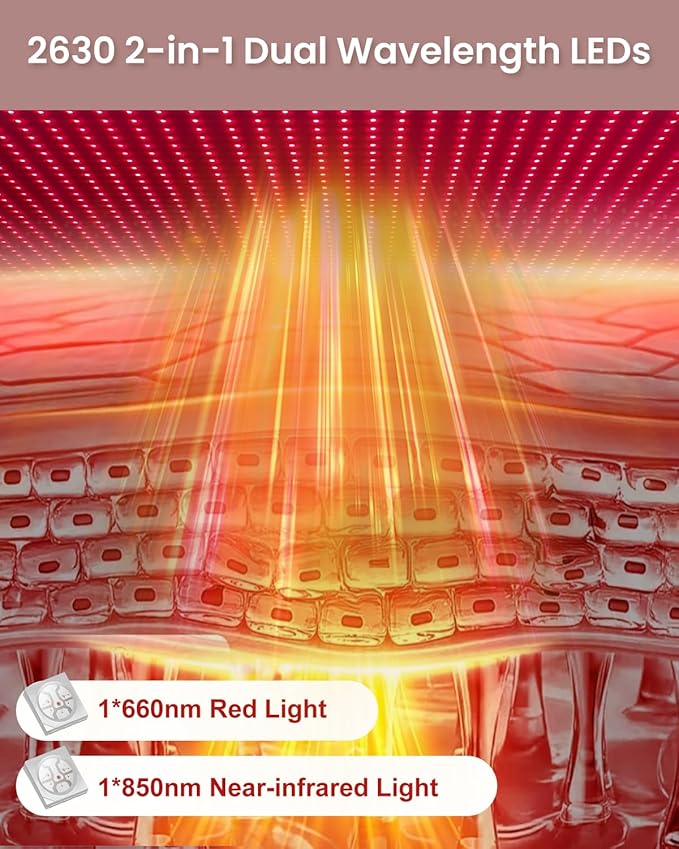 Red Light Therapy Mat Full Body 74.8"x33.6", Infrared Red Light Therapy Blanket with 2630 LEDs, 660nm & 850nm Dual Wavelength, Pulse Modes, Timer & Intensity Control MorespondBestRedLightTherapyMat