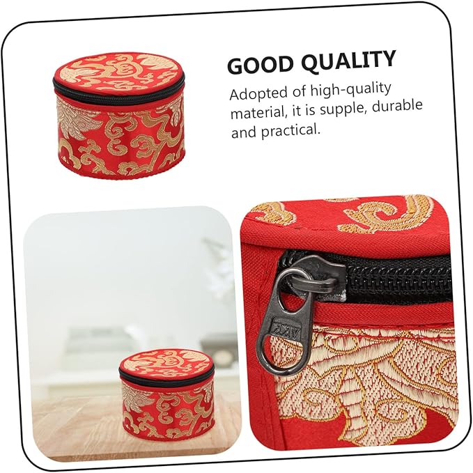 minkissy 1Pc Buddha Sound Bowl Case Durable Singing Bowl Bag with Zipper for Easy Travel for Outdoor Activities and Meditation Random Color Diameter - Bloomnest