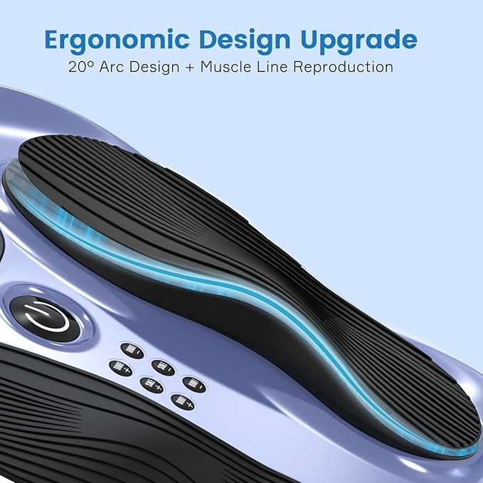 Creliver EMS Foot Stimulator Pro, EMS Foot Massager for Neuropathy with Ergonomic Sole, Neuropathy Pain Relief for Feet Circulation, Leg & Feet Massager with 8 Gel Pads, Tens Unit Muscle Stimulator - Bloomnest
