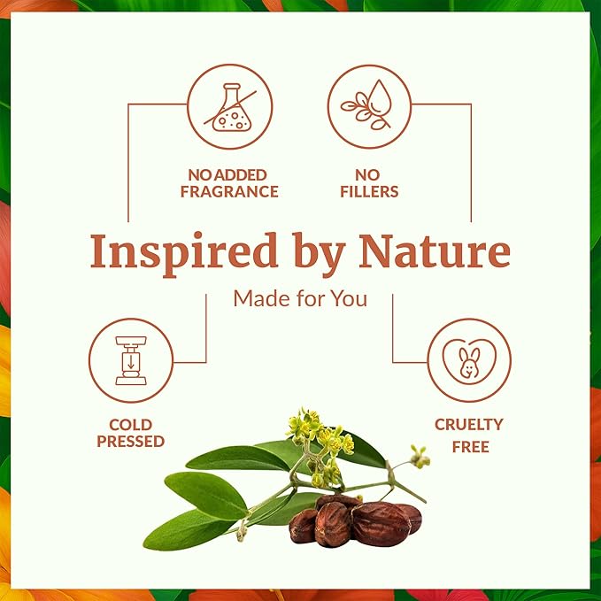 SVA Jojoba Seed Oil Organic - 4 Fl Oz – 100% Natural Cold Pressed Organic Jojoba Oil - for Face, Skin Care, Hair Care, Scalp Massage & Body Massage – Carrier Oil with Dropper - Bloomnest