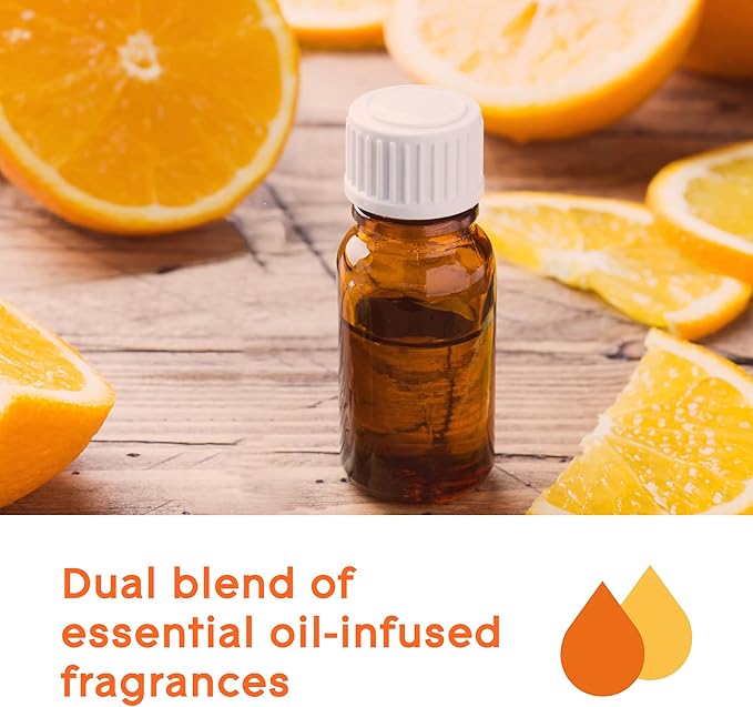 Glade Aromatherapy Diffuser & Essential Oil, Air Freshener for Home, Uplift Your Day Scent with Notes of Orange & Neroli, 0.56 Fl Oz - Bloomnest