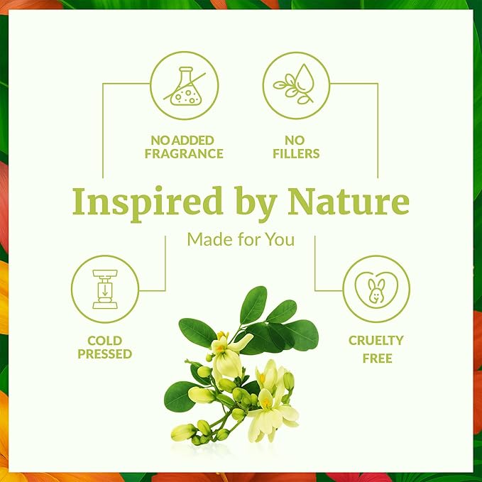 SVA Moringa Seed Oil - 4 Fl Oz – 100% Natural Cold Pressed Moringa Oil - for Face, Skin Care, Hair Care, Scalp Massage & Body Massage – Carrier Oil with Dropper - Bloomnest