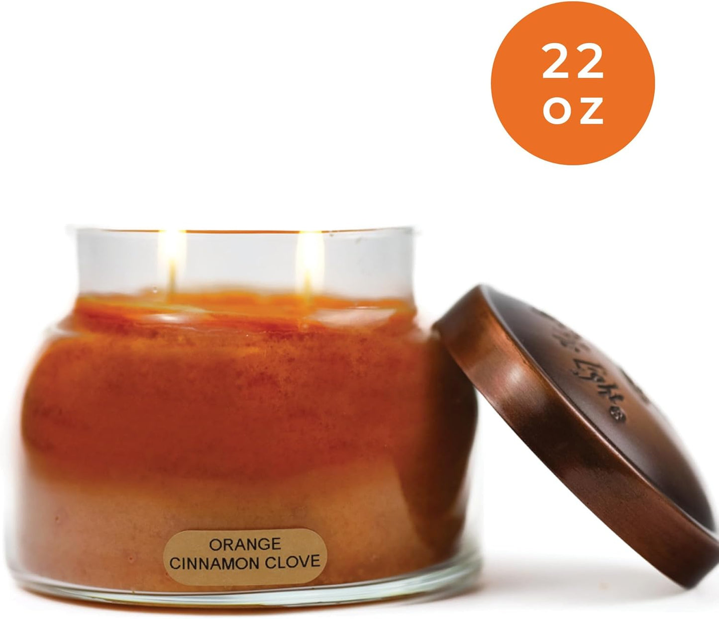 A Cheerful Giver - JM97 Orange Cinnamon Clove 22 oz. Mama Jar Candle, 22oz