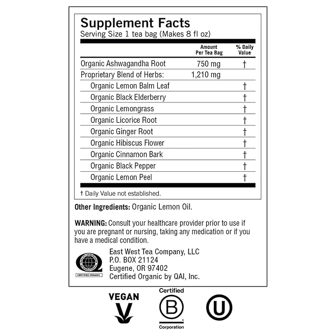 Yogi Tea Organic Lemon Balm Elderberry Immune Stress Tea, 16 CT - Bloomnest