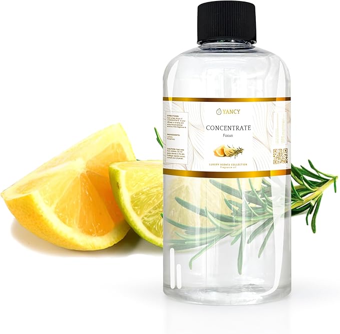 YANCY Concentrate Luxury Collection Fragrance Oil (8 oz), Powerful Base Aroma, Ideal for Diffusers, Oil Burners & Aroma Lamps, Multi-Use Scent for Layering or Standalone Use YancySpa
