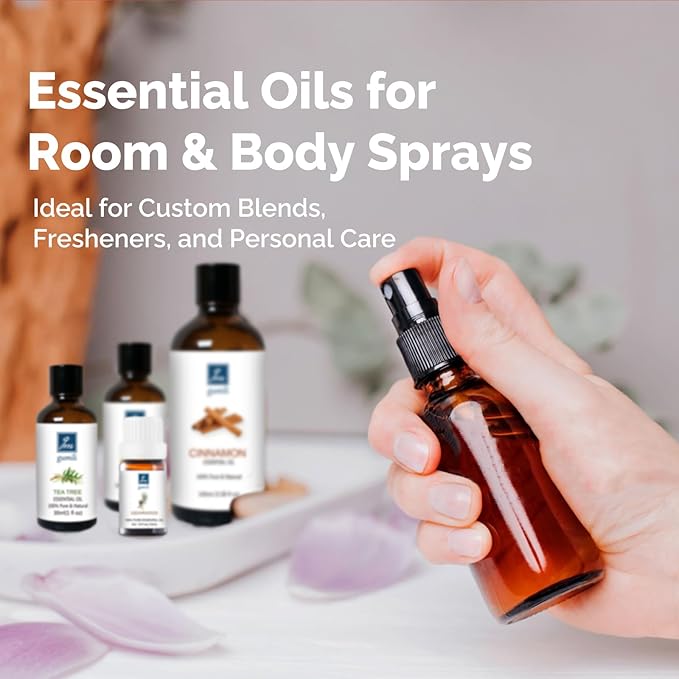 Geranium Essential Oil 1 Oz, 100% Pure Geranium Oil for Diffuser, Skin, Hair, Face, Soap & Candle Making, Aromatherapy & Massage - Bloomnest