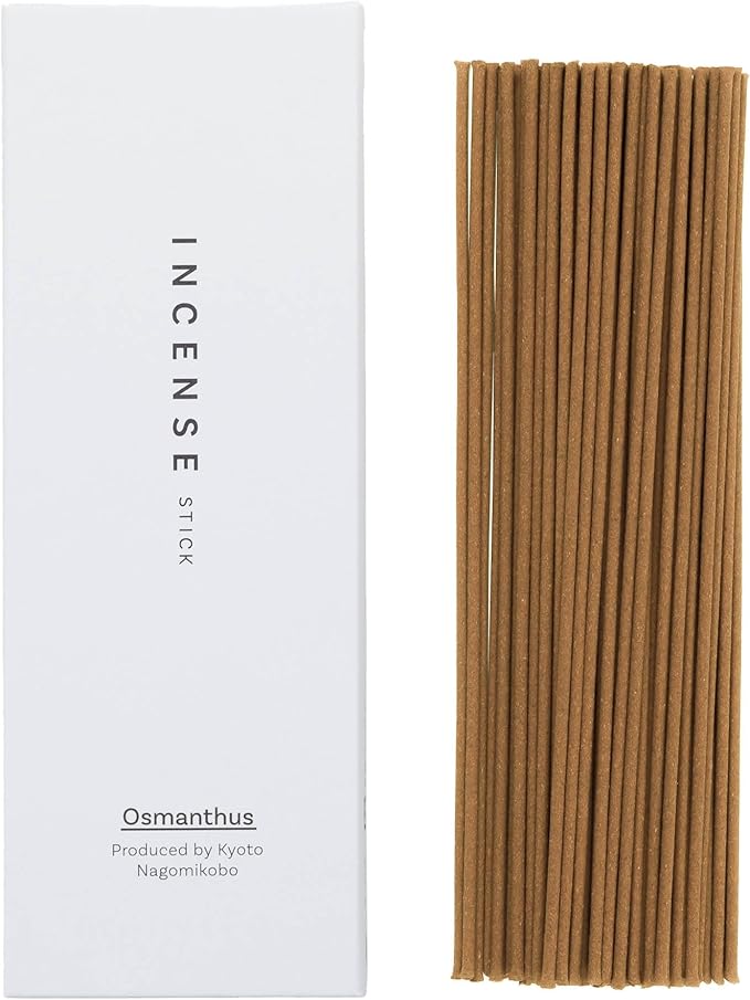 Kyoto Osmanthus Incense Sticks - Japanese Temple Aroma, Ideal for Relaxation & Meditation, Approx. 60 Sticks (0.044 Pounds) - Premium Quality Incense for Spiritual & Home Use Nagomikobo - Bloomnest
