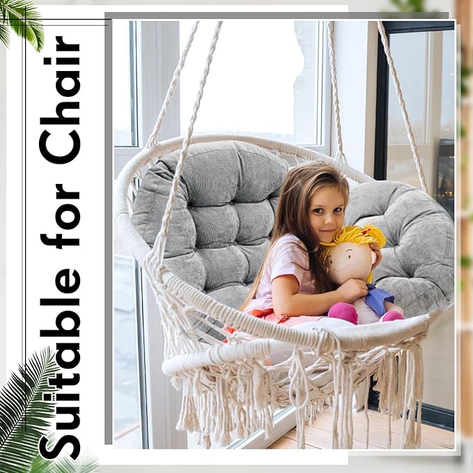 Jerify 12 Pcs Round Floor Pillows Cushions 22 x 22 Inch Large Flexible Seating Cushion Classroom Furniture Floor Pillow for Kids Adults Home Daycare Preschool Yoga Meditation Gift (Light Gray) - Bloomnest
