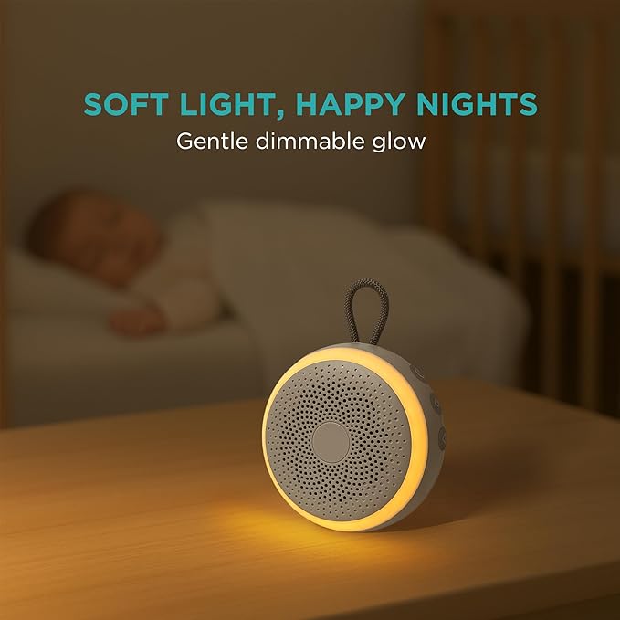 LittleHippo White Noise Machine | Portable Sound Machine for Babies, Kids, Adults | Sleep Soother | 19 Soothing Sounds | Long Battery Life | Travel, Registry, Baby Shower, Gift - Bloomnest