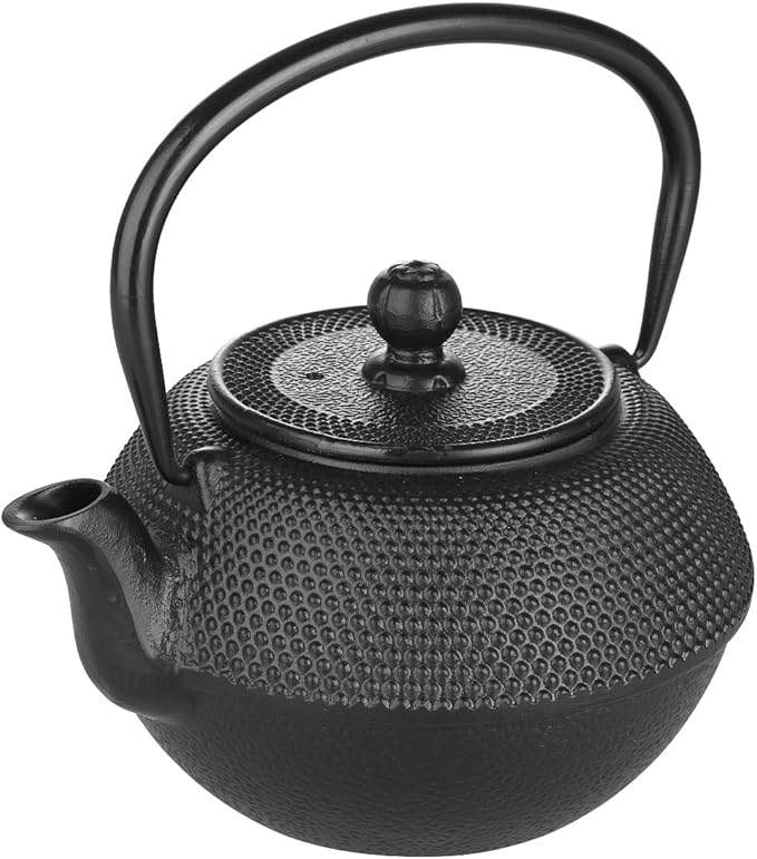 IBILI Cast Iron Teapot Oriental Style with Filter Black 0.72L - Bloomnest
