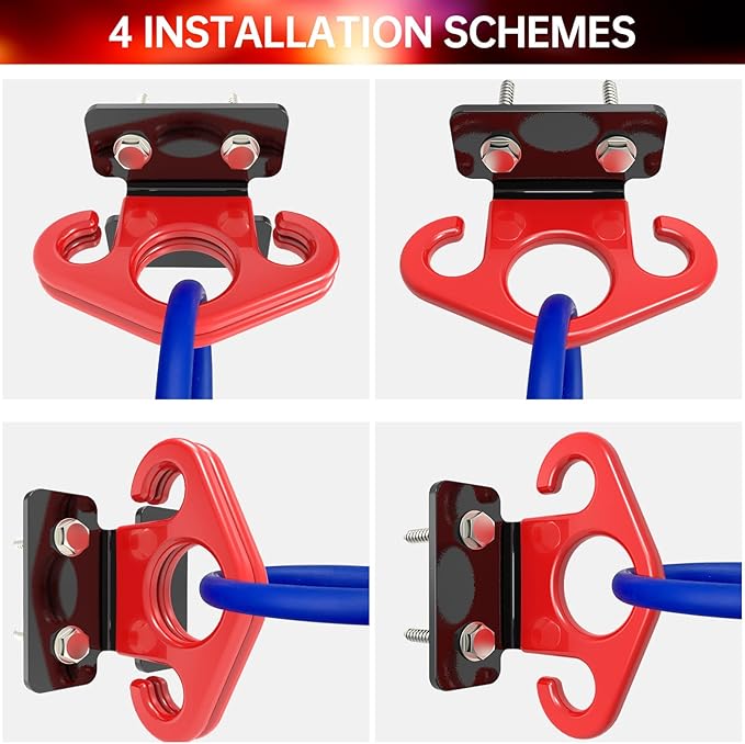 Resistance Band Wall Anchors, Wall Mounted Modular Hooking Platform, Workout Wall Mount Anchor, Training Anchor Mounted Hook Exercise Station for Home Gym Workouts,Yoga,Fitness,Strength Training - Bloomnest