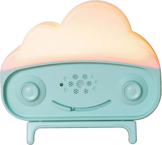 Happiest Baby SNOObie Smart White Noise Machine - Portable Baby Sound Machine with Night Light - 12 Soothing Sounds for Sleep Training, Teal - Bloomnest