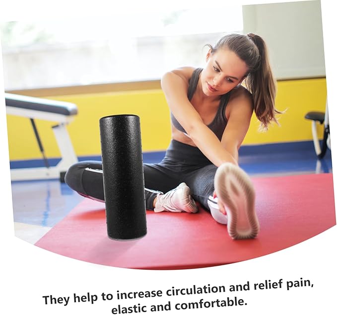 High-Density Expanded Polypropylene Yoga Massage Roller for Muscle and Postural Alignment Solid Foam for Fitness Balance and Spinal Stabilization - Bloomnest